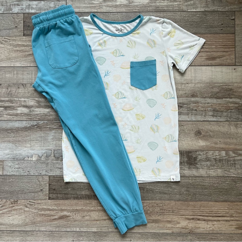 Love & Grow Boy’s Summer Shells Lounge Set Size 10